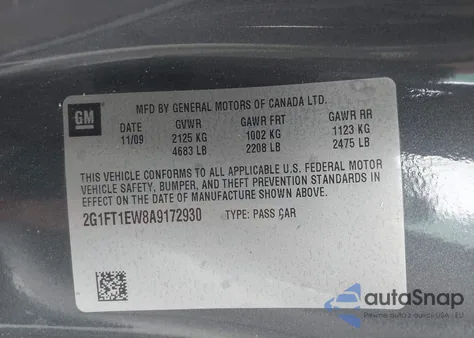 2010 Chevrolet Camaro 2Ss from USA, damaged, VIN 2G1FT1EW8A9172930